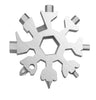 18-IN-1 Snowflake shape multipurpose Hand tool for Home, Camping and lot more