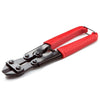 Professional Mini Bolt Cutter 8" with T8 Alloy Steel & Heat Treated Blades, Handle End with a Lock