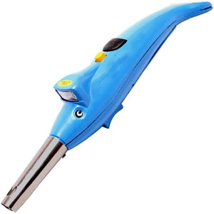 2 in 1 Kitchen Dolphin Shape Electronic Electric Gas Lighter + Led Torch - halfrate.in