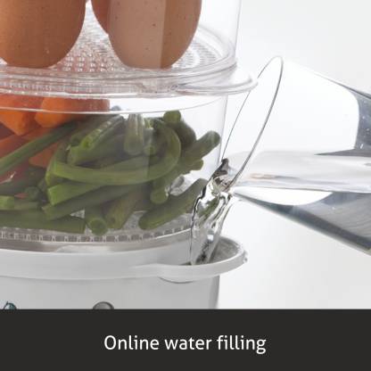 ELECTRIC FOOD STEAMER MULTI STEAM COOKER - MOMOS, VEGETABLES, CHICKEN, FISH  ETC - halfrate.in