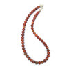 Red Jasper Crystal Round Beads Necklace 15 Inches 8mm Beads Semi precious Mala