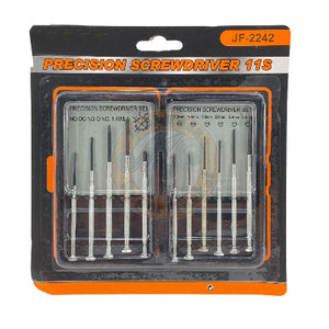 11PCS Mini Precision Screwdriver Set With Case, Precision Repair Tool Kit with 11 Different Size Screwdrivers, Ideal for Watch, Jewelers