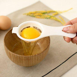 Whites & Yolk Egg Separator Plastic Body - halfrate.in