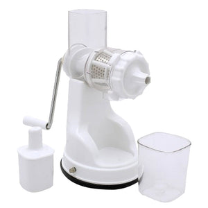 White Heavy Fruit And Vegetable Juicer, Mixer & Blenders With Steel Handle - halfrate.in