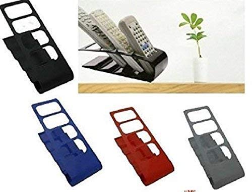 4-Slot Home Desk Tv AC Remote Control Storage Holder Organizer Stand - Desktop Remote Control Shelf - halfrate.in