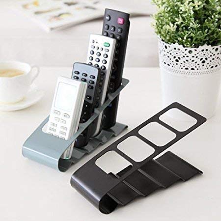 4-Slot Home Desk Tv AC Remote Control Storage Holder Organizer Stand - Desktop Remote Control Shelf - halfrate.in