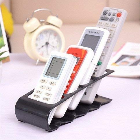 4-Slot Home Desk Tv AC Remote Control Storage Holder Organizer Stand - Desktop Remote Control Shelf - halfrate.in