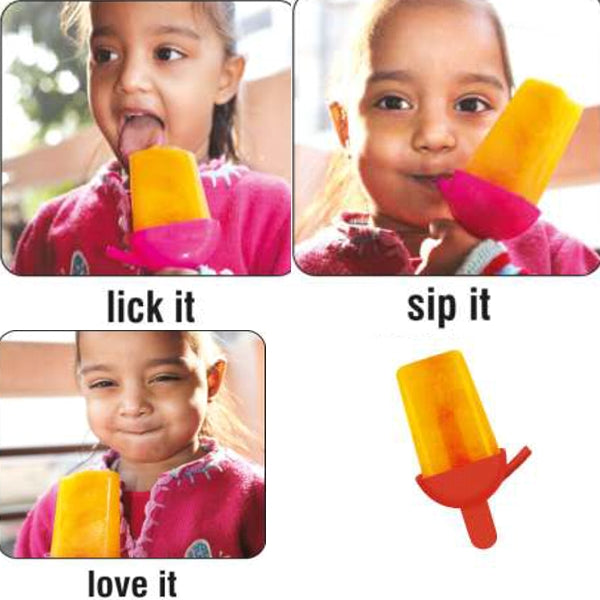 Sip N Lick Set of Four Pieces - Ice Lollies mould - halfrate.in