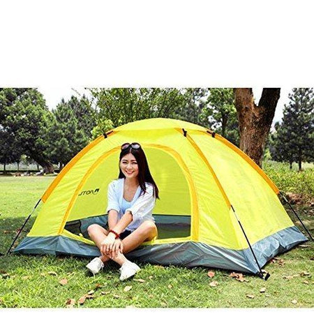 Outdoor Camping Tent Anti Ultraviolet  Portable Foldable Tent for Picnic/Hiking/Trekking Tent Dome Tent Travelling Tent Water Resistant Tent 4  Person - halfrate.in