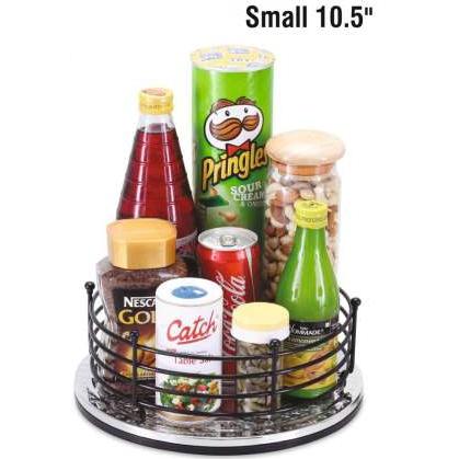 Kitchen organiser Round Revolving Medium Multipurpose Tray,  Revolving Rack, Space saver , Dining accessories - halfrate.in