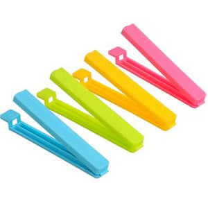 High Quality Plastic Food Snack Bag Pouch Clip Sealer 8 pcs - Keep Food Fresh - halfrate.in