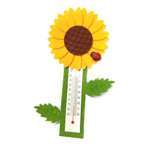 Beautiful Sunflower Shape Room Thermometer - halfrate.in