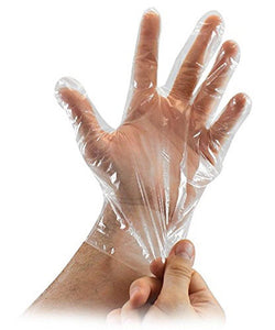 Disposable PVC Transparent Hand Gloves 100 pcs - halfrate.in