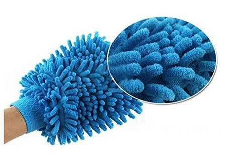 Microfiber Premium Wash Mitt Gloves Multipurpose House Car Glass LCD Cleaning