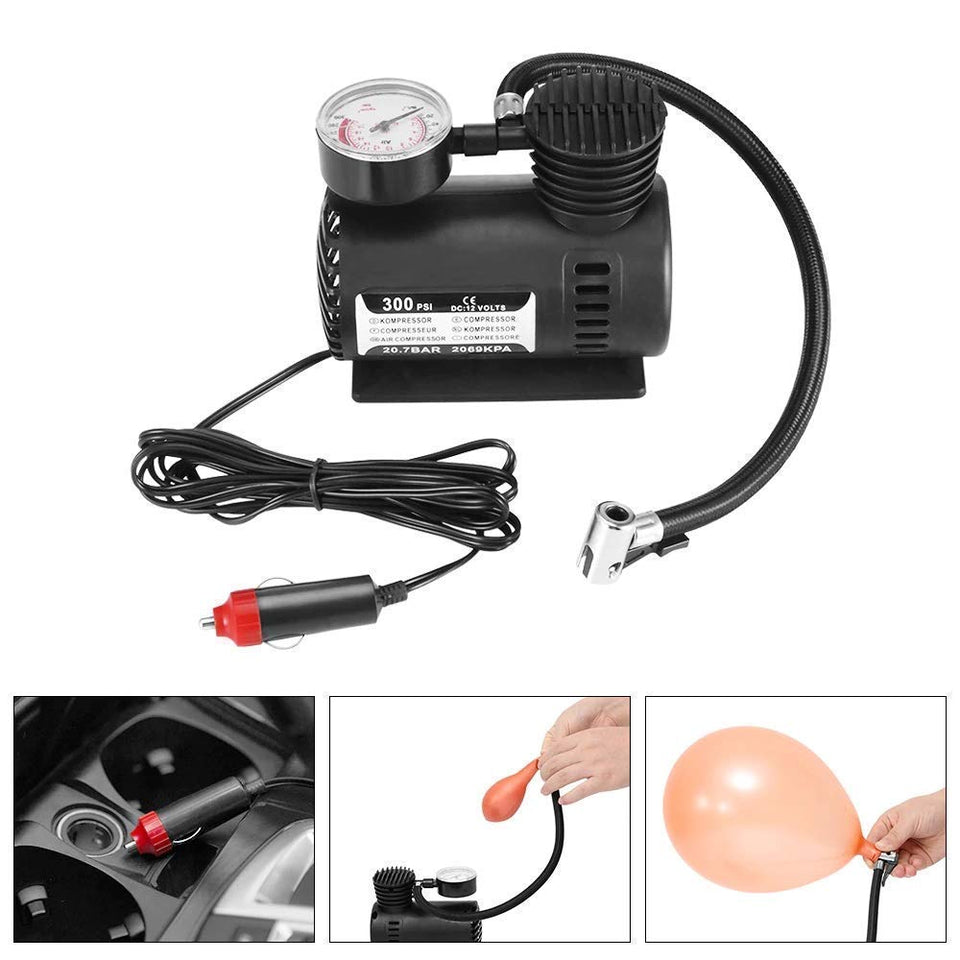 Car Care Combo - Air Compressor + Water Gun + Car Vacuum Cleaner + Micro Fiber Glove