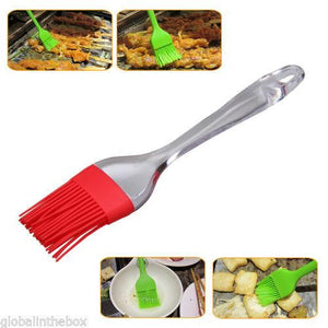 2 Pc SILICONE KITCHEN COOKING BASTING BRUSH FOR APPLYING BUTTER / OIL - halfrate.in