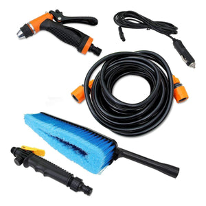 High Pressure Electric 12 V DC Portable Car Washer with 16 Liter Water Tank Clean Spray Gun, High Pressure Water Pump, Brush, Storage Box - halfrate.in