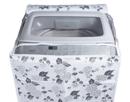 Universal Top Load Washing Machine Cover Suitable For 6 kg, 6.2 Kg, 6.5 Kg, 7 Kg (56cms X 56cms X 85cms) - halfrate.in