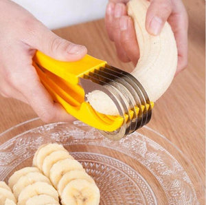 Banana Slicer Cutter for Kitchen, Household Tools Novelty Creative Kitchen Tools - halfrate.in