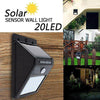 Solar Wireless 20 LED Bright Outdoor Security Lights with Motion Sensor Night Light (Black) - halfrate.in