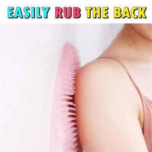 Lazy Bath Massage Pad Silicone Foot Body Scrubber cleaning Suction Cup Bathroom Shower Non-Slip Mat