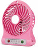 Mini Fan Portable 3 Gear Speed Cooling Fan Mini USB LED Fan Li-ion Rechargeable Multi functional Fan - halfrate.in