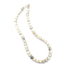 Howlite Crystal Round Beads Necklace 15 Inches 8mm Beads Semi precious Mala