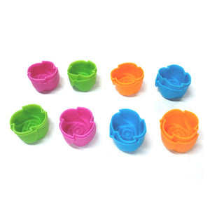 Silicone Cup Cake Moulds Assorted- 18 Pcs - halfrate.in