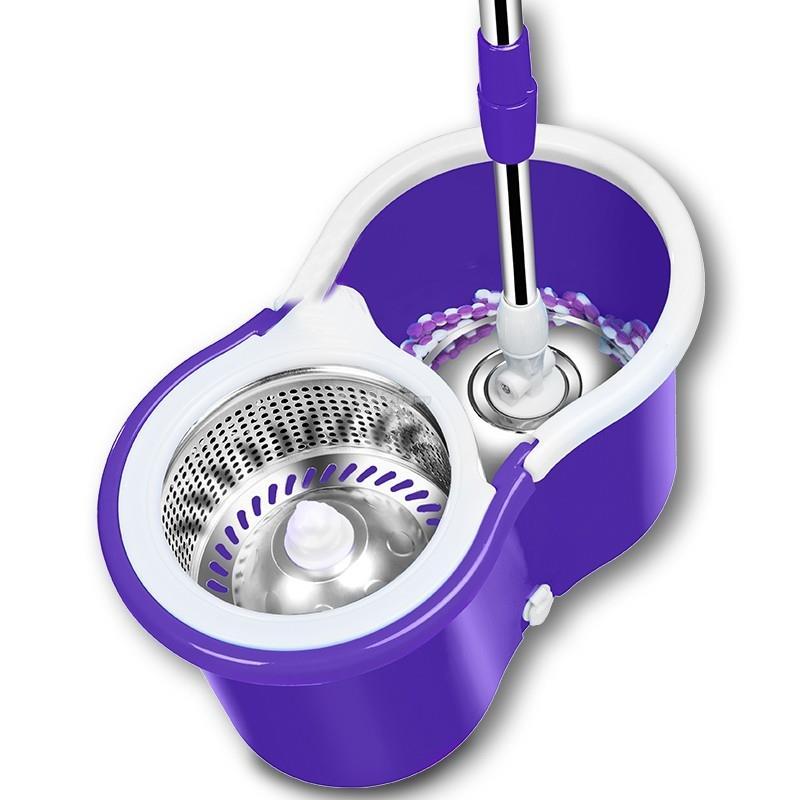 Easy Mop 360 Degree Magic Spin Mop with Stainless Steel Spinner with Wheels / Drain Plug - halfrate.in