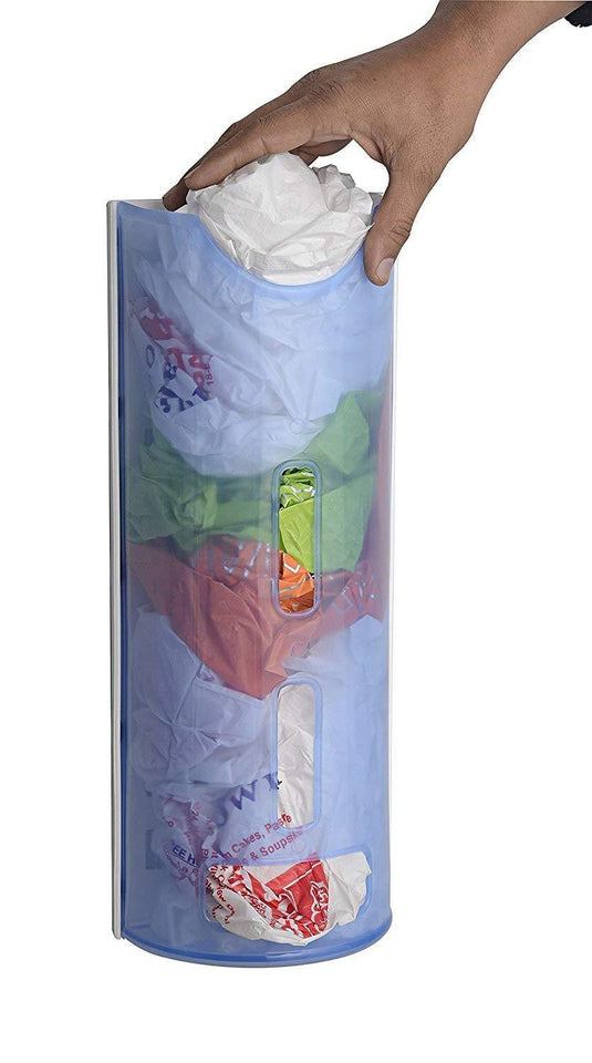 Carry Bag Dispenser, Plastic Bag Holder | Grocery Bag Storage Box | Disposable Bag Dispenser | Polythene Bag Saver - halfrate.in