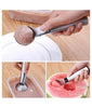 Stainless Steel Ice Cream Scoop with Push Trigger - halfrate.in