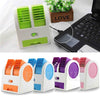Mini USB Air Cooler Fragrance Air Conditioner Cooling Fan Cooling Portable Desktop Dual Blade-less - halfrate.in