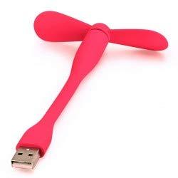 Portable USB Fan, Compatible with Any USB Port Like Laptop/ Computer/ Power Bank/ Adapter - - halfrate.in