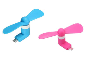 Mini Portable Electric Micro USB Port OTG USB Mobile Phone Fan for All Android Smartphones - halfrate.in