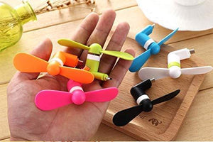 Mini Portable Electric Micro USB Port OTG USB Mobile Phone Fan for All Android Smartphones - halfrate.in