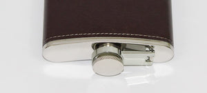 STYLISH STAINLESS STEEL HIP FLASK with Cobra look - halfrate.in