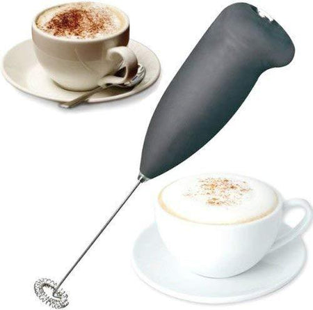 Electric Hand Blender Mixer Frother Whisker Latte Maker for Milk Coffee Egg Beater Battery Operated - halfrate.in