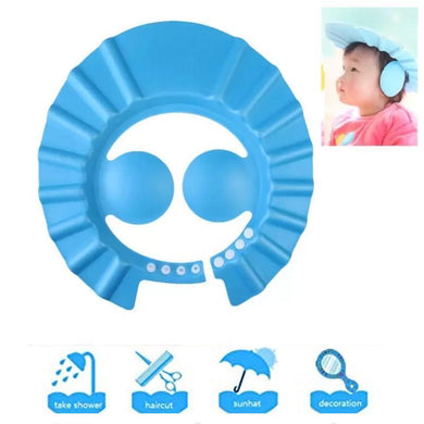 Soft Bathing Baby Shower Cap Wash Hair For Children Baby Eye Ear Protector Adjustable Bathing Shower - halfrate.in