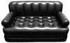 Air Sofa Bed 5 in 1 Inflatable sofa Couch one Sofa 5 uses with Electric Pump (Black) - halfrate.in