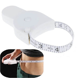 Retractable body measuring ruler automatic telescopic tape Ergonomic Design Fitness Measuring Tape for Measuring Bust Body Fat Measuring Waist Thigh