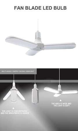 Ultra bright Fan Shape 45W Bulb CFL Tube Light Lamp Upto 85% Energy Saving Ceiling Light,Cool White Light - halfrate.in