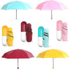 Umbrella with Capsule Shape Bottle Case Cover & Long Size Handle | Small Cute Sun & Rain Waterproof Ultra Portable Protective Mini Travel UV Umbrella - halfrate.in