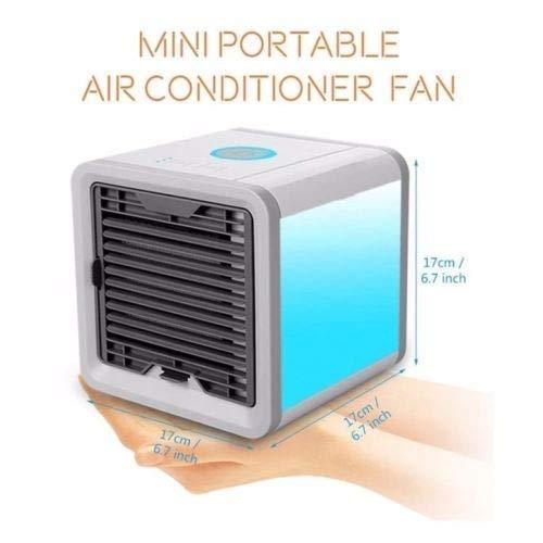 Fnyoxu Portable Air Conditioner, Mini Evaporative Cooler With 5 Wind Speeds Touch Screen Mini Ac Unit Fan Room Desk Tent Bedroom Car Rv Camping