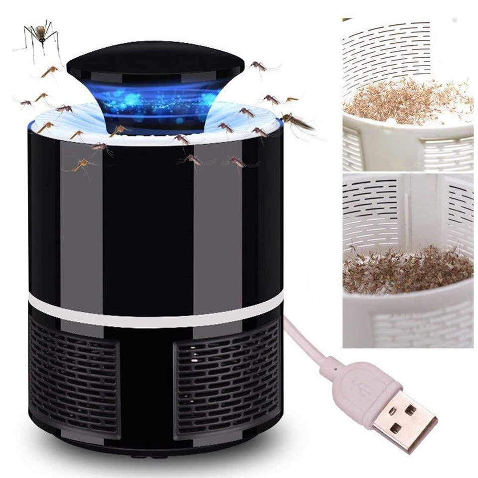 Electronic Eco-Friendly USB Powered UV LED Super Trap Mosquito Insect Killer Lamps Light Machine for Home, office - halfrate.in