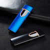 Premium USB Flameless Cigarette Lighter for Men | Smart Touch Rechargeable Windproof Lighter (Black)