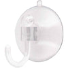 Transparent Rubber Vacuum Sucker Hooks Hanger Strong Suction Cup Bathroom Kitchen Window Wall (pack of 6 pcs) - halfrate.in