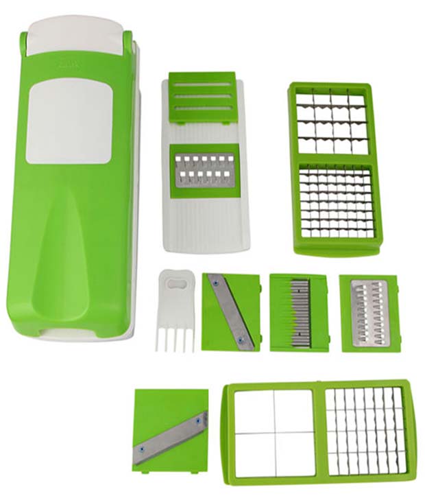 Vegetable Chopper 12 in 1 Fruit & Vegetable Graters, Nicer, Slicer, Chipser, Dicer, Juicer, Mixer & Blenders, Cutter Chopper - halfrate.in