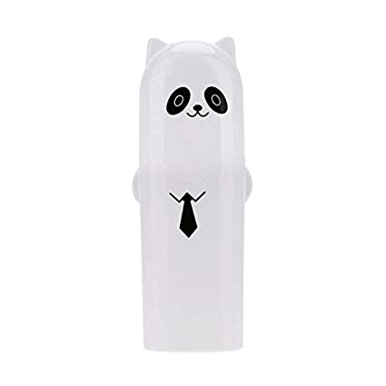 Portable Cartoon Animal Toothbrush Holder Box Plastic Tooth Mug Toothpaste Case Cup Pencil Box Travel Camping - halfrate.in