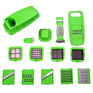 14 in 1 Multifunctional Dicer Multi Purpose Vegetable & Fruit Chopper Nicer - halfrate.in