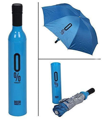 Ultra Umbrella Double Layer Folding Portable Umbrellas with Bottle Cover for UV Protection & Rain | Outdoor Unisex (Assorted Color), 110 cm - halfrate.in